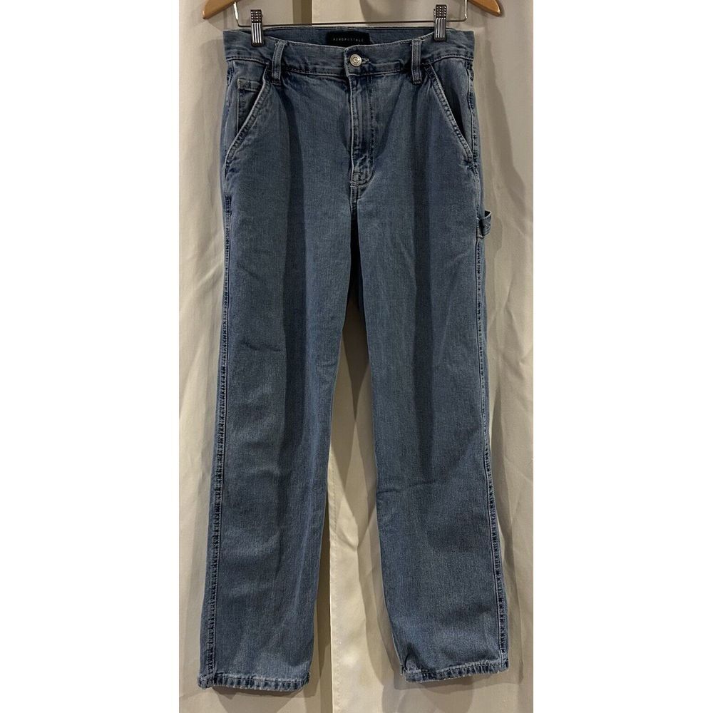 Aeropostale Women's Size 8 Baggy Jeans Loose 90s Y2K Hip-Hop Style‎ Light Wash